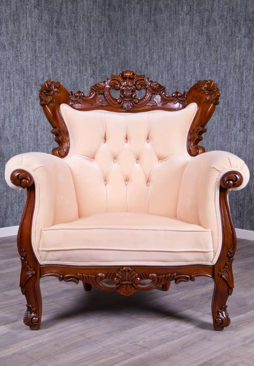 Barock Sofa Garnitur Dendrobia inkl. Couchtisch ...